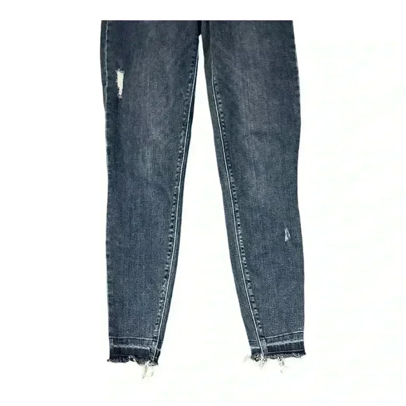 SPANX DISTRESSED SKINNY ANKLE JEANS MEDIUM WASH WOMEN’S SMALL - Picture 5 of 10